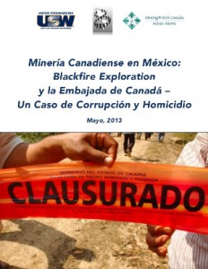 Informe revela respaldo de diplomacia canadiense a letal proyecto minero de empresa Blackfire