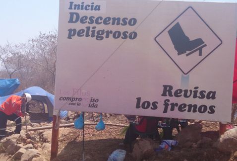 Paran trabajos en la mina Los Filos -El Bermejal