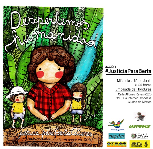 Mañana. Acciòn Justicia para Berta