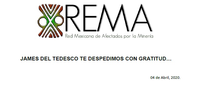 JAMES DEL TEDESCO TE DESPEDIMOS CON GRATITUD…