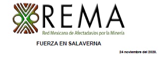 Comunicado REMA «Fuerza en Salaverna»