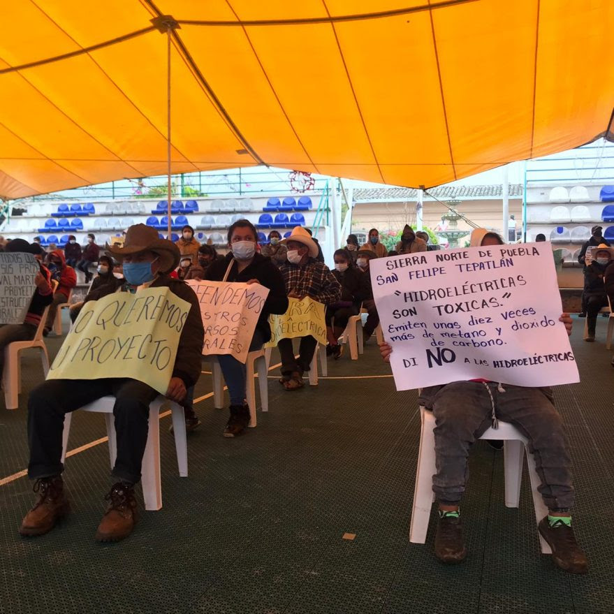Insta Consejo Regional Totonaco y Tiyat Tlali al Poder Judicial a amparar a comunidades frente a Comexhidro