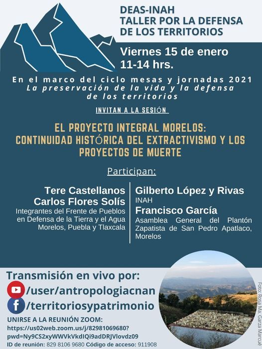 Taller por la Defensa de los Territorios y del Patrimonio Biocultural