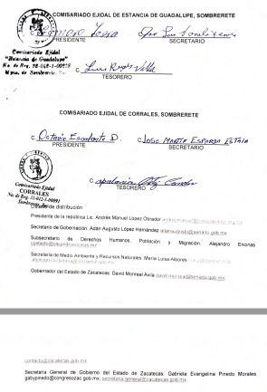 Posicionamiento del OCMZ respecto a la búsqueda por reactivar el proyecto de la Presa Milpillas